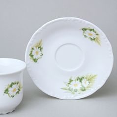 Podšálek 14,5 cm, Thun 1794, karlovarský porcelán, CONSTANCE 80262 kopretiny