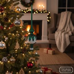 Vánoční ozdoba labuť, 10 cm, červená, České ozdoby MIJA