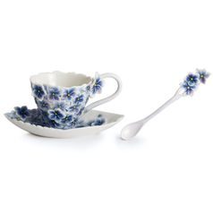 Floral Bouquet Collection porcelain cup and saucer 16 cm, FRANZ Porcelain