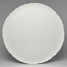 Cake plate 32 cm Thun 1794 Carlsbad porcelain, BERNADOTTE platinum