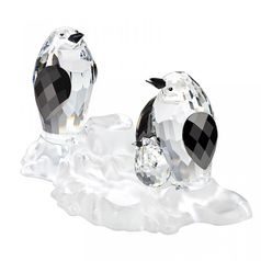 Penguin Family 80 x 120 mm, Crystal Gifts and Decoration PRECIOSA