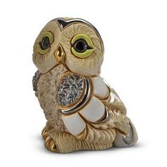 De Rosa - Baby Winter Owl II., Ceramic Figure, DeRosa Montevideo