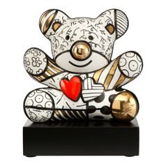 Figurka Golden Truly Yours, 25 / 17 / 30 cm, porcelán, R. Britto, Goebel