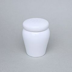 Dóza na moučkový cukr - sypátko 200 ml 10 cm, bílá, Český porcelán a.s.