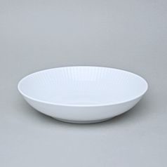 Plate deep 21 cm, Amina white, Seltmann porcelain