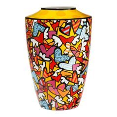 Vase All we need is Love 27 / 27 / 41 cm, Britto, porcelain, Goebel