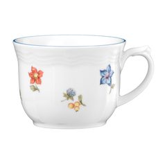 Cup 0,22 l, Sonate 34032 flowers, Seltmann porcelain