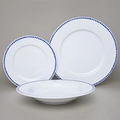 Nina 29423 šneci modří: Talířová sada pro 6 osob, Thun 1794, karlovarský porcelán