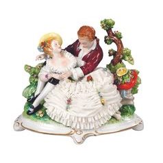 Rendezvous 23 x 17 x 19 cm, Kurt Lautensack, Porcelain Figures Unterweissbacher