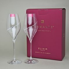 Silueta prosecco 230 ml 2 ks, Swarovski Crystal, DIAMANTE