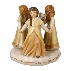 Angels Heavenly Circle Dance 19 / 19 / 17,5 cm, stoneware, Goebel