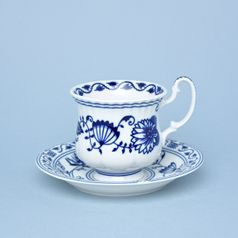 Blue Onion: Cup 0,2 l and saucer 15 cm Monika, Leander 1907
