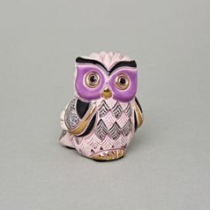 De Rosa - Baby Long Eared Owl - Pink, 6 x 5 x 7 cm, Ceramic Figure, DeRosa Montevideo