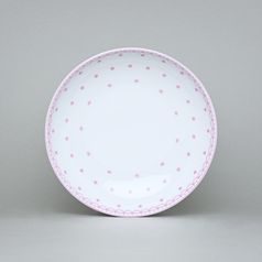 Tom 30357b0 růžový: Talíř hluboký 20,5 cm, Thun 1794, karlovarský porcelán