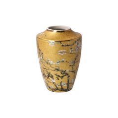 Mini Vase Vincent van Gogh - Almond Tree Golden 8,5 / 8,5 / 12,5 cm, porcelán, Goebel