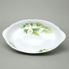 Bread basket 33 cm, Thun 1794, karlovarský porcelán, CONSTANCE 80262 Daisy