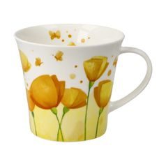 Cup Sunshine 350ml, fine bone china, Goebel