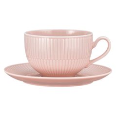 Cup 350 ml + saucer 16 cm breakfast, Amina Rose, Seltmann porcelain