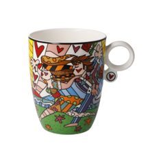 Mug Falling 400ml, Fine Bone China, R. Britto, Goebel