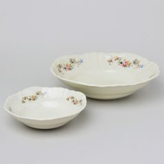 Compot set for 6 pers., Thun 1794 Carlsbad porcelain, BERNADOTTE ivory plus flowers