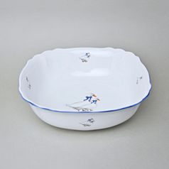 Salad bowl square 26 cm, Geese, Český porcelán a.s.