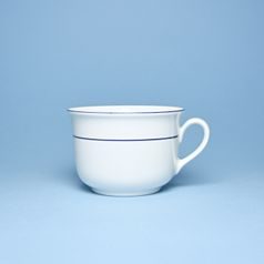 Cup 350 ml Jana, Thun 1794, karlovarský porcelán, Nina blue stripes