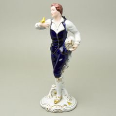 Ptáčník 28 cm, Isis, Porcelánové figurky Duchcov