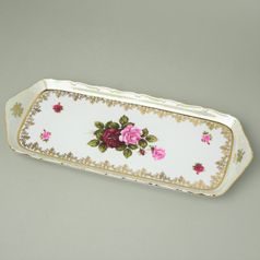 Podnos sandwichový 36 x 15 cm, Cecily, porcelán QUEENs Crown