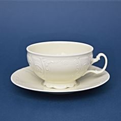 Cup tea 275 ml / saucer 18 cm, Thun 1794, BERNADOTTE ivory