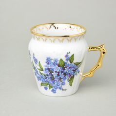 Hrnek Ludvík 0,27 l šeřík modrý + zlato, Český porcelán a.s.