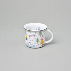 Hrnek Tina mini 100 ml, táboření, Český porcelán a.s.