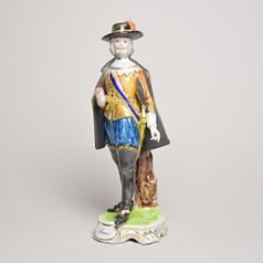 Three Musketeers - Aramis 20 cm, Porcelain Figures Unterweissbacher