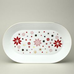Christmas Lea: Oval platter 37 x 22,5 cm, Thun karlovarský porcelán