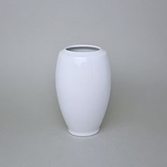 Vase middle 170 mm, Thun Calsbad porcelain, Lea white