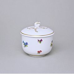 Cukřenka bez oušek s víčkem bez výřezu 200 ml, Rakouská házenka, Český porcelán a.s.