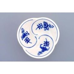 Dish Trefoil 3,7cm, Original Blue Onion Pattern, QII