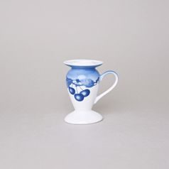 Candleholder 9 cm, Thun 1794 Carlsbad porcelain, BLUE CHERRY