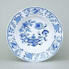 Plate deep 23 cm, Thun 1794 Carlsbad porcelain, Natalie Blue Onion