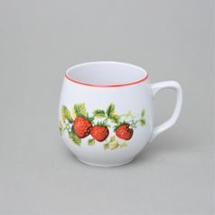 Mug Baňák 0,3 l, strawberries, Český porcelán a.s.