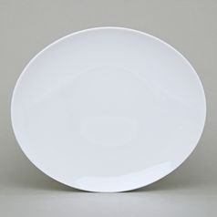 Plate dining 30 cm, Thun 1794 Carlsbad porcelain, Loos white