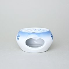 Pot Warmer, Thun 1794 Carlsbad porcelain, BLUE CHERRY