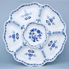 6-part dish 35 cm, Original Blue Onion Pattern