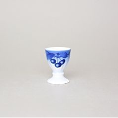 Kalíšek na vejce, Thun 1794, karlovarský porcelán, BLUE CHERRY