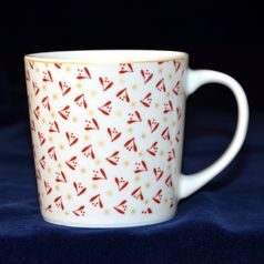 Mug 0,47 l Tomas, Christmas, stars, Thun 1794 Carlsbad porcelain