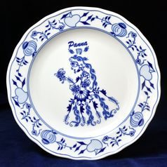 Plate dining 24 cm, Virgo, (wall plate too), Original Blue Onion Pattern