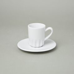Cup 80 ml + saucer 12 cm espresso, Ribby, G. Benedikt 1882