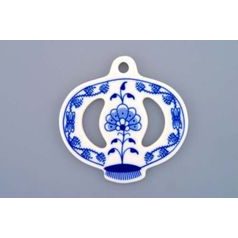 Christmas decoration - Apple 8 cm, Original Blue Onion Pattern