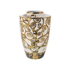 Vase Gustav Klimt - Tree of Life, 16 / 16 / 24 cm, Porcelain, Goebel