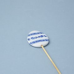 Easter decoration - Egg 5,5 x 3,9 cm, Original Blue Onion Pattern