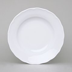 Verona white: Plate deep 24 cm, G. Benedikt 1882, bottom sign